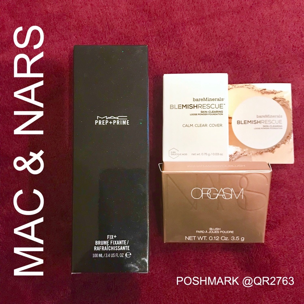 MAC FIX + PLUS NARS ORGASM BLUSH BARE MINERALS